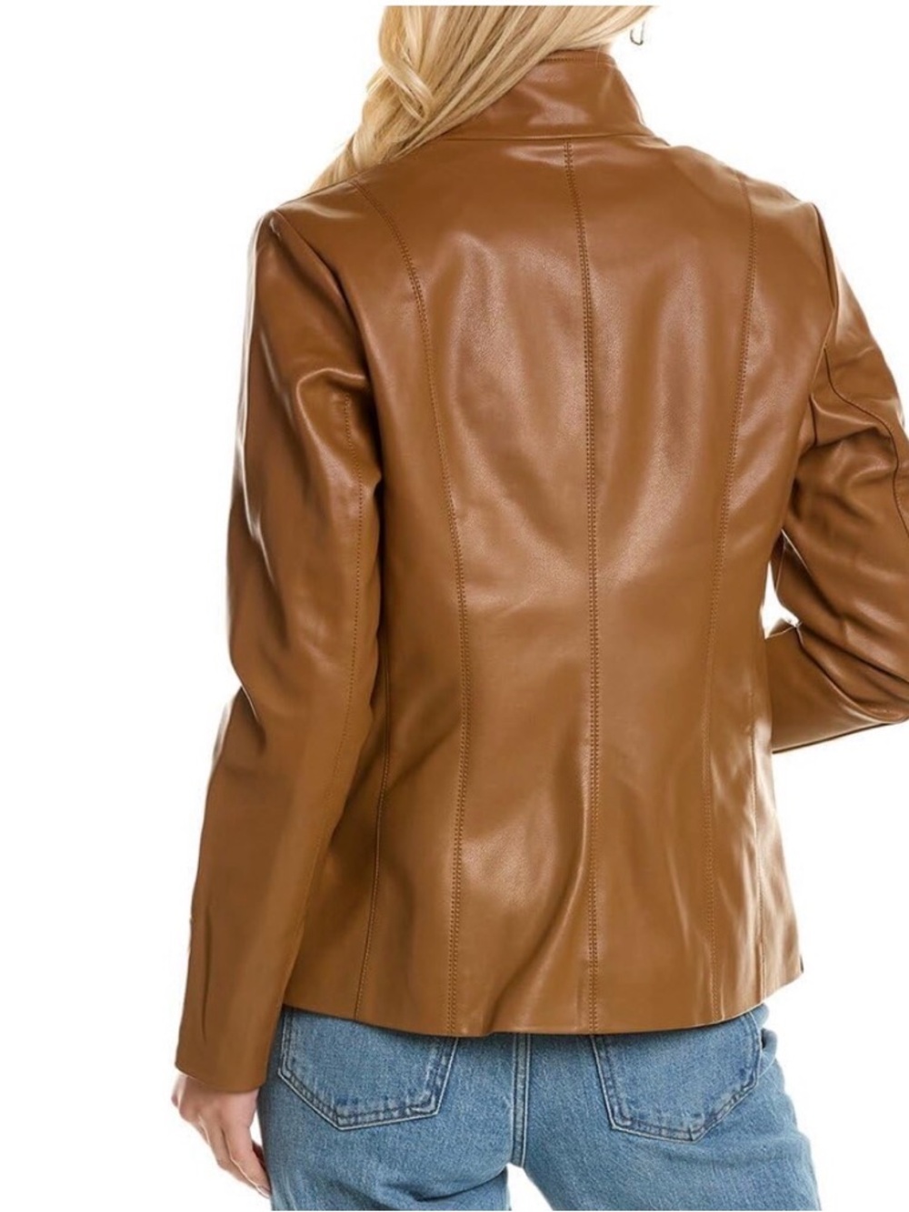 Kenneth Cole New York women's faux leather jacket - Picture 3 of 15
